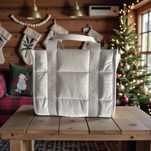 Kate Spade Kip Puffy Small Tote in Optic White!